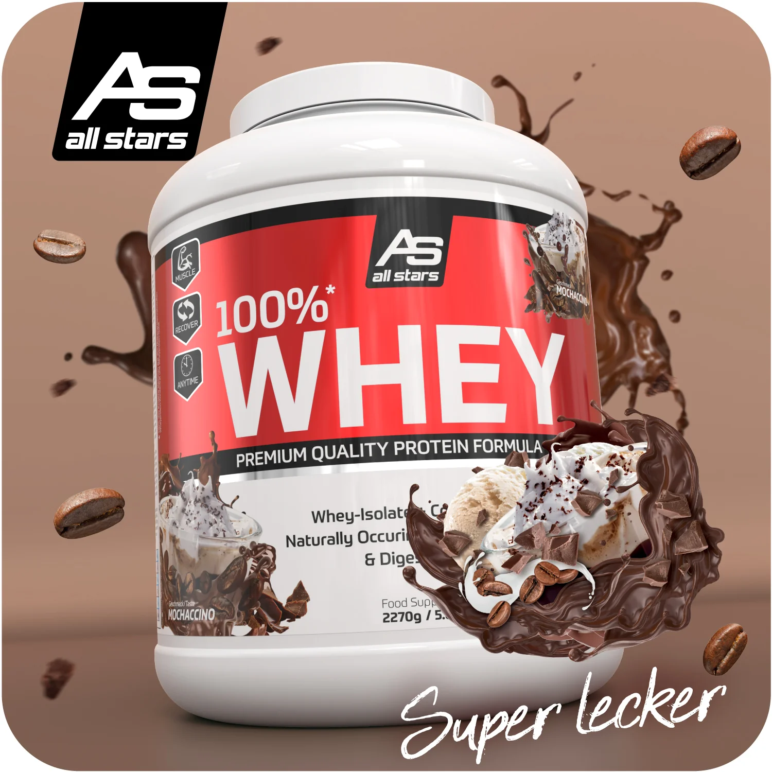 100% Whey Protein - 2270g Dose - Image 58