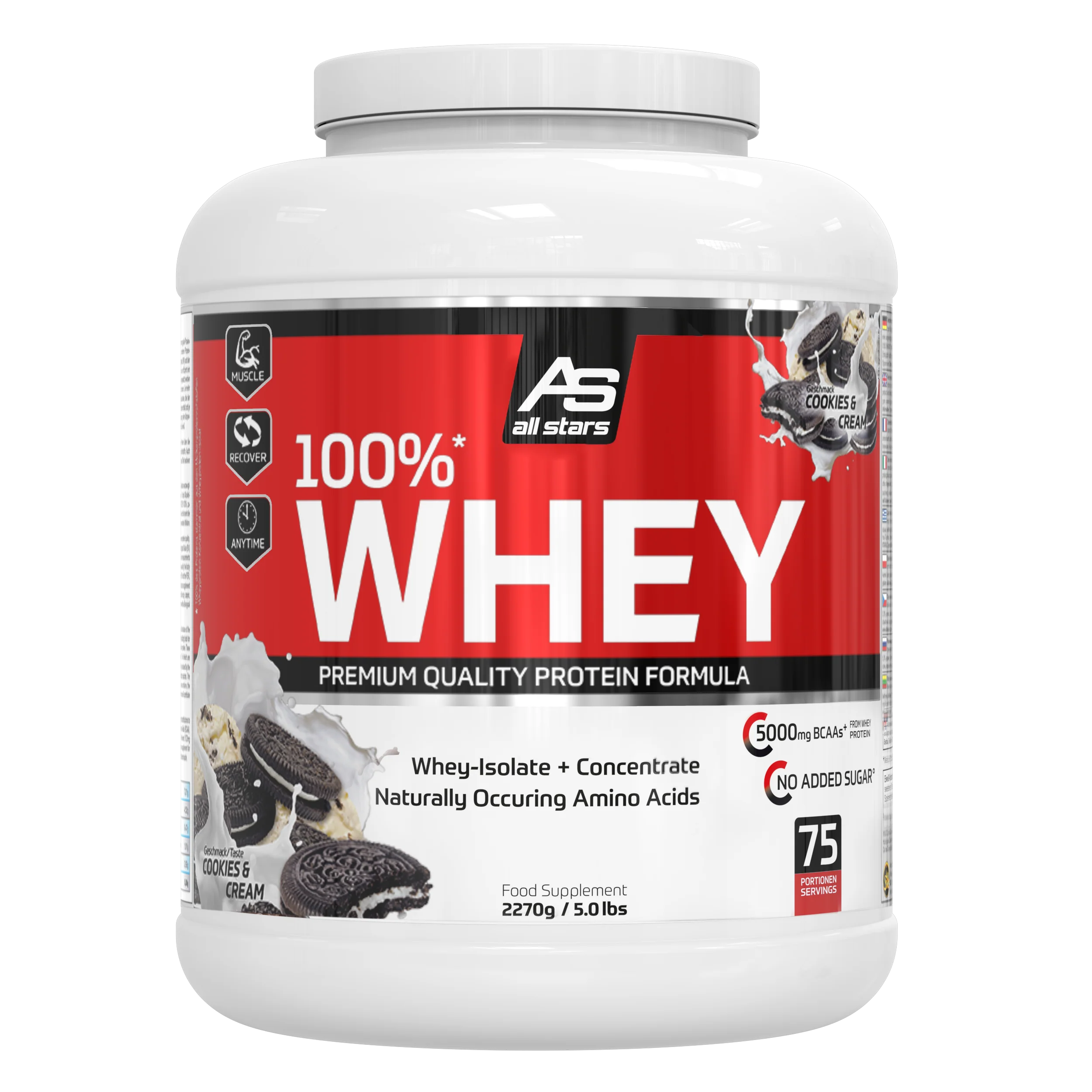 100% Whey Protein - 2270g Dose - Image 80