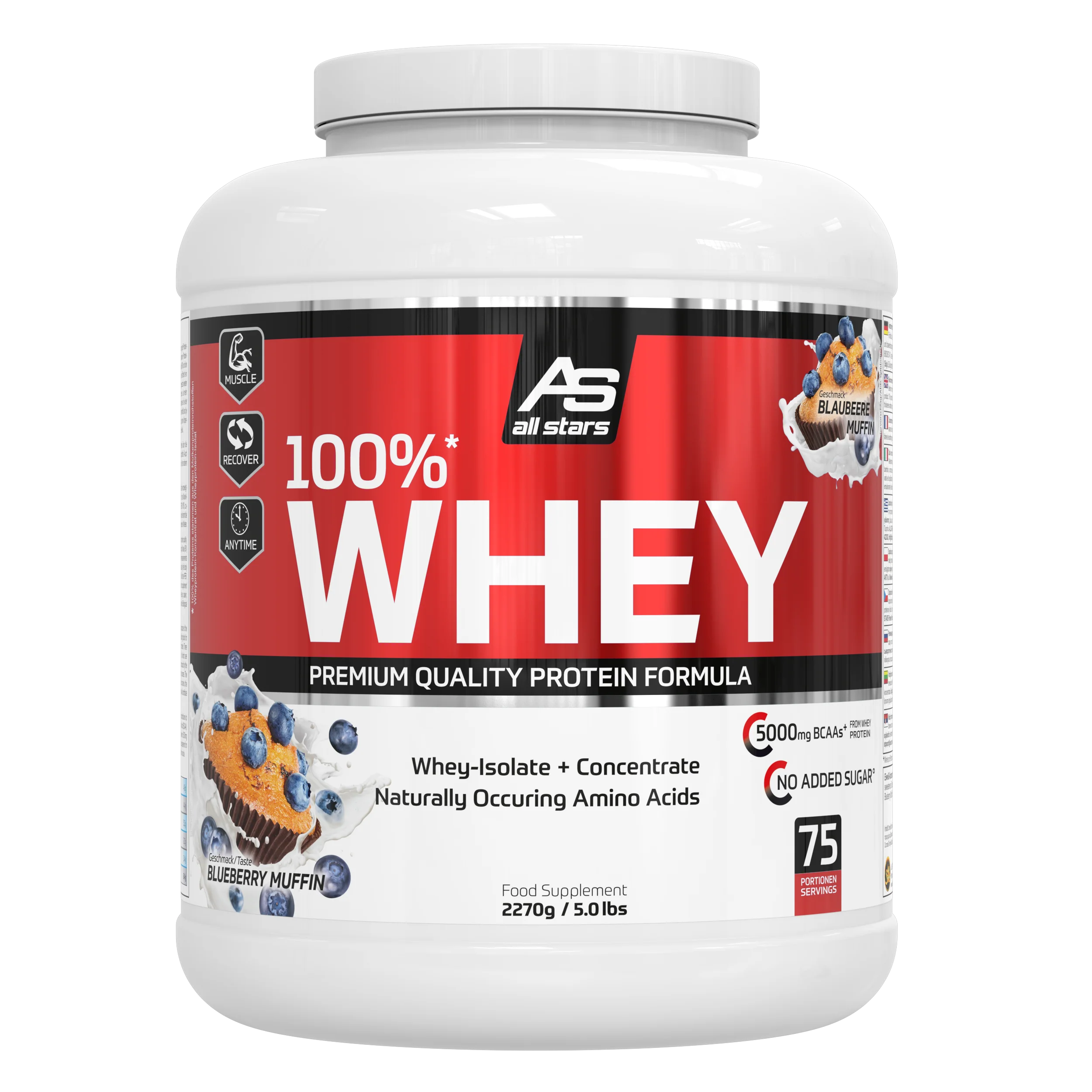 100% Whey Protein - 2270g Dose - Image 86