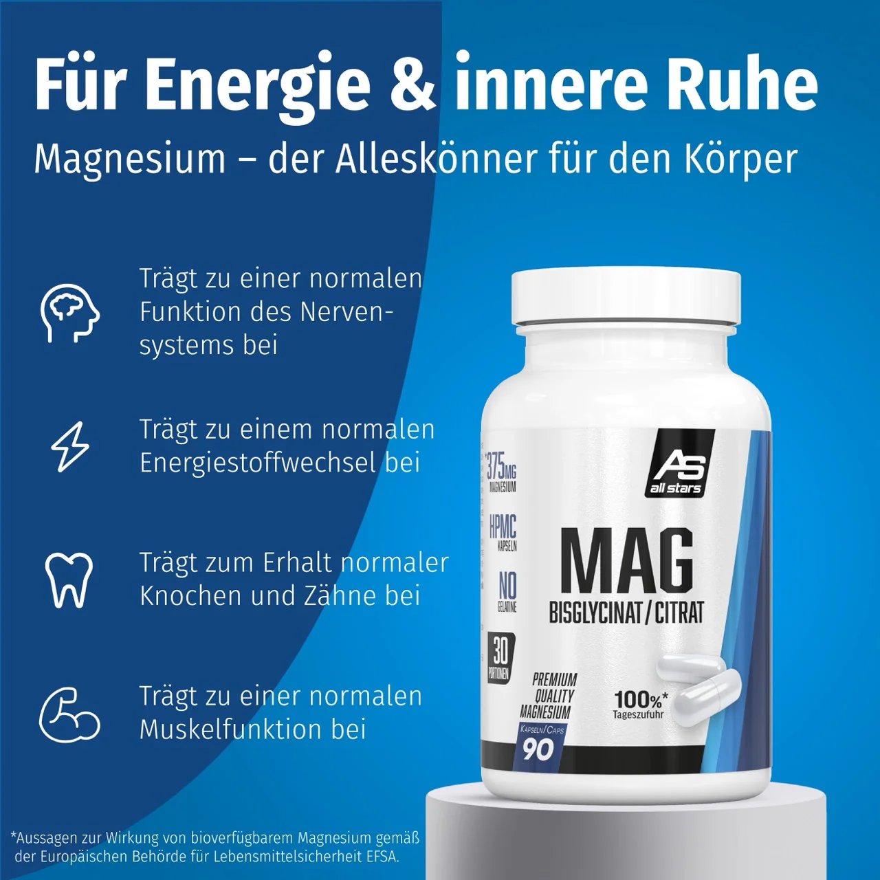 Mag Bisglycinat / Citrat - 90 Magnesium Kapseln - Image 7