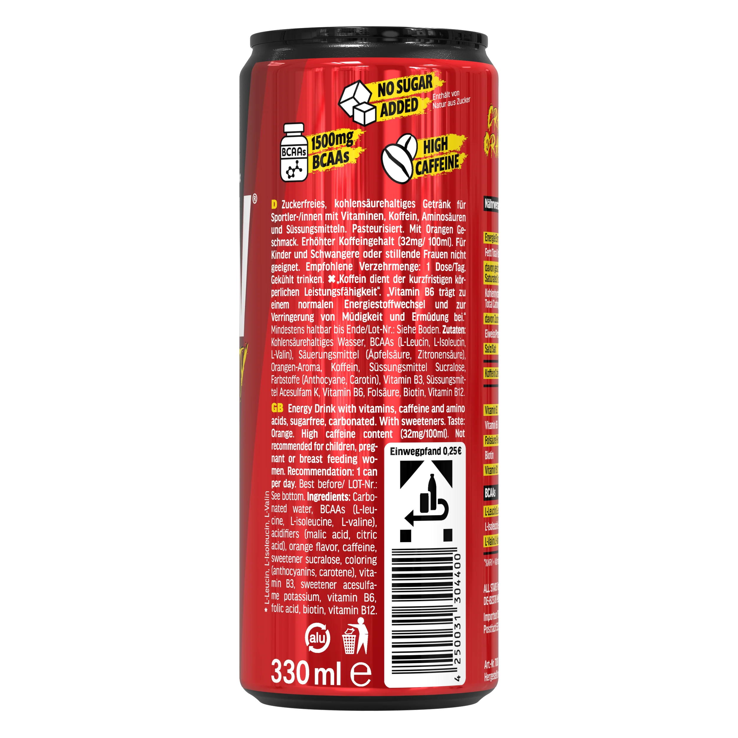 Raw Intensity Energy Drink - 330ml Dose - Image 6
