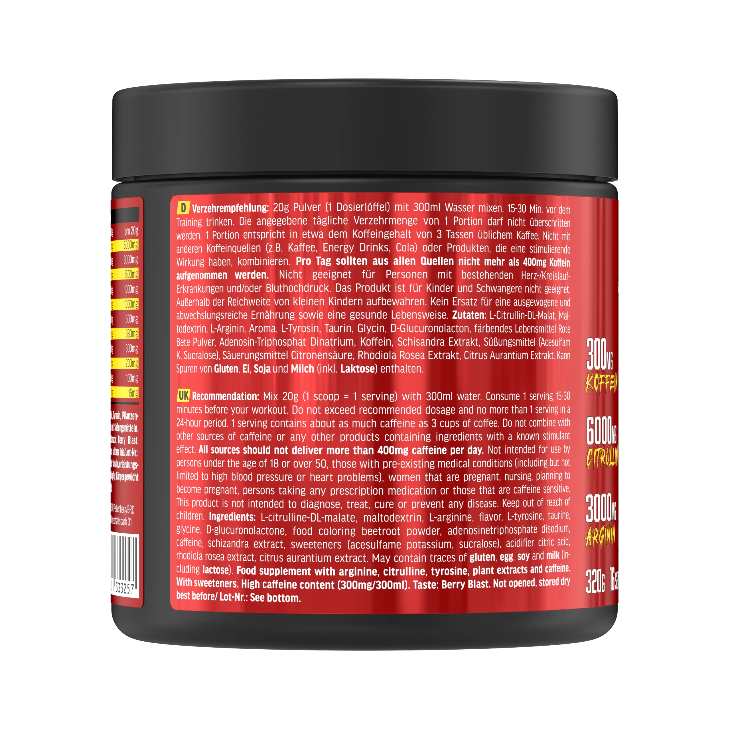 Raw Intensity Pre Workout Booster - Image 4