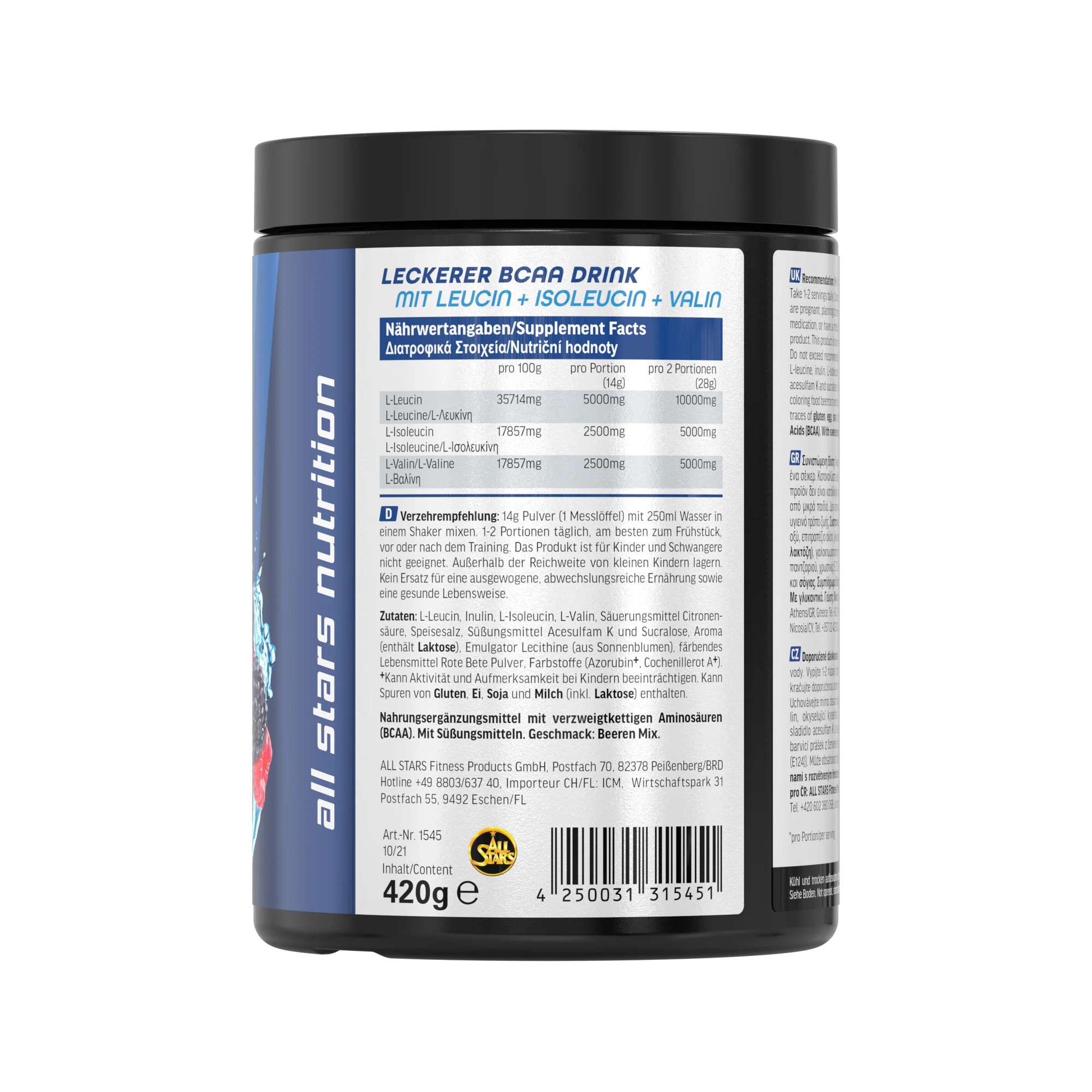 BCAA Powder - 420g Dose - Image 6