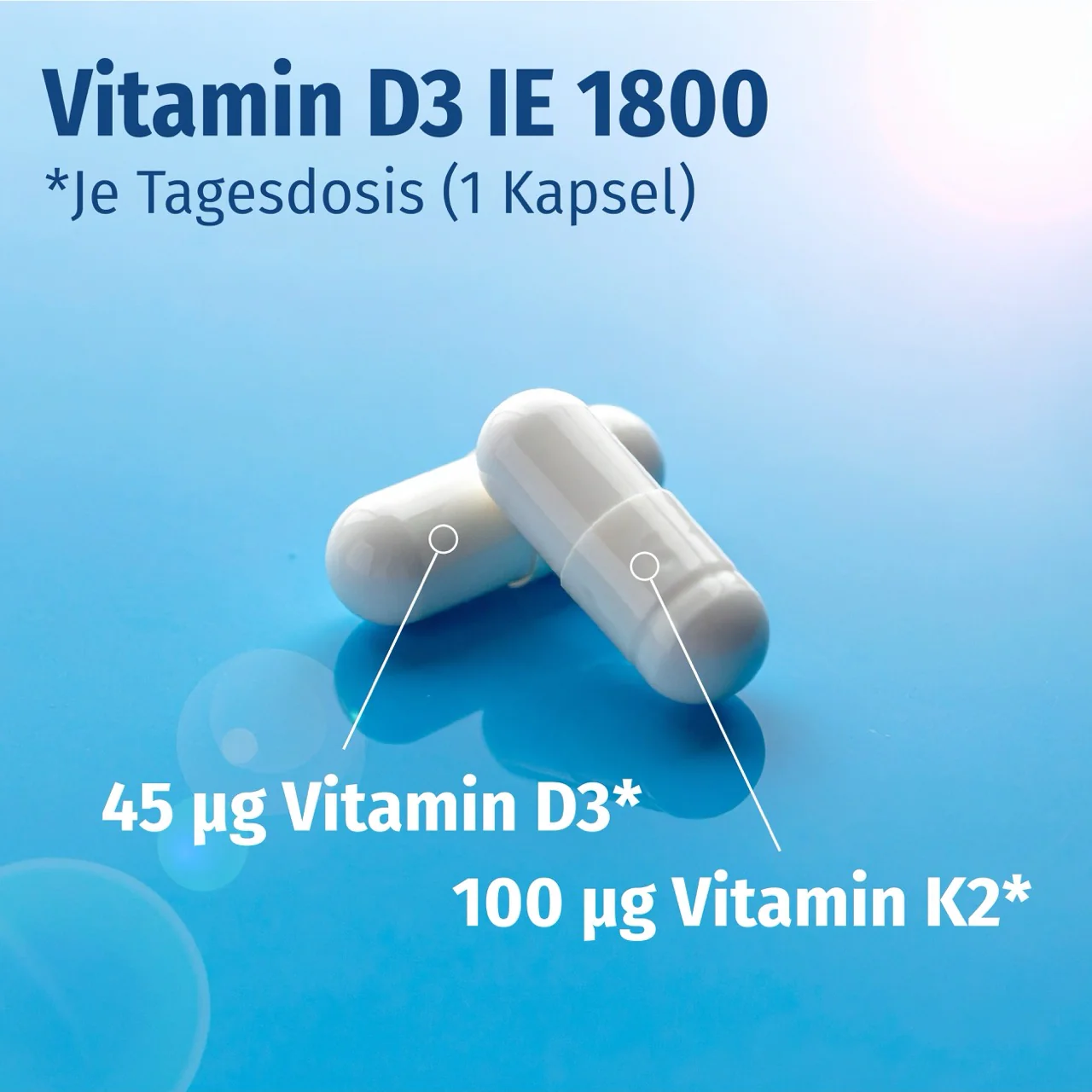 Vitamin D3 + K2 - 90 Kapseln - Image 5