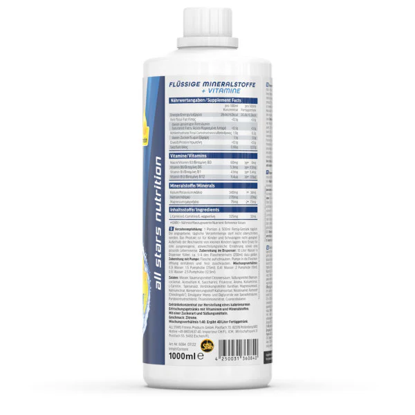 Minvit Light + L-Carnitin - 1 Liter Flasche - Image 21