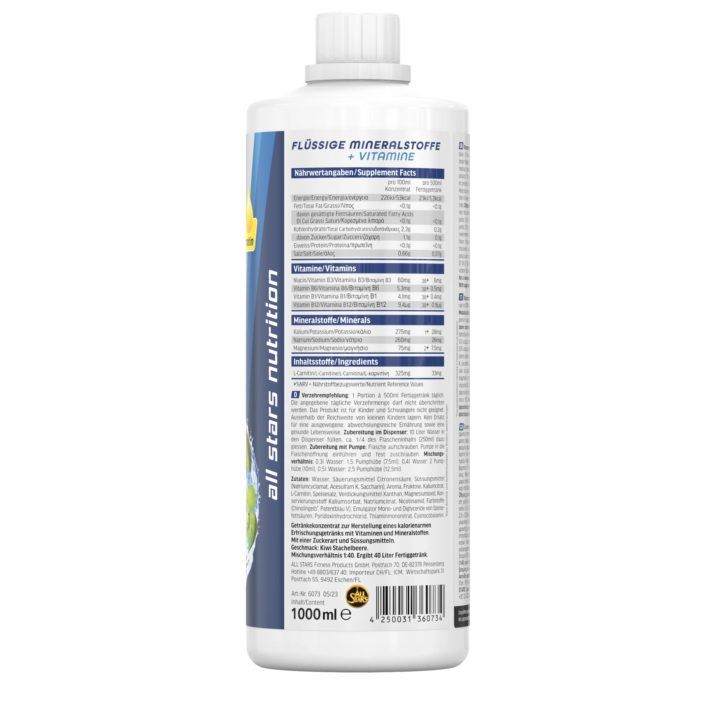 Minvit Light + L-Carnitin - 1 Liter Flasche - Image 28