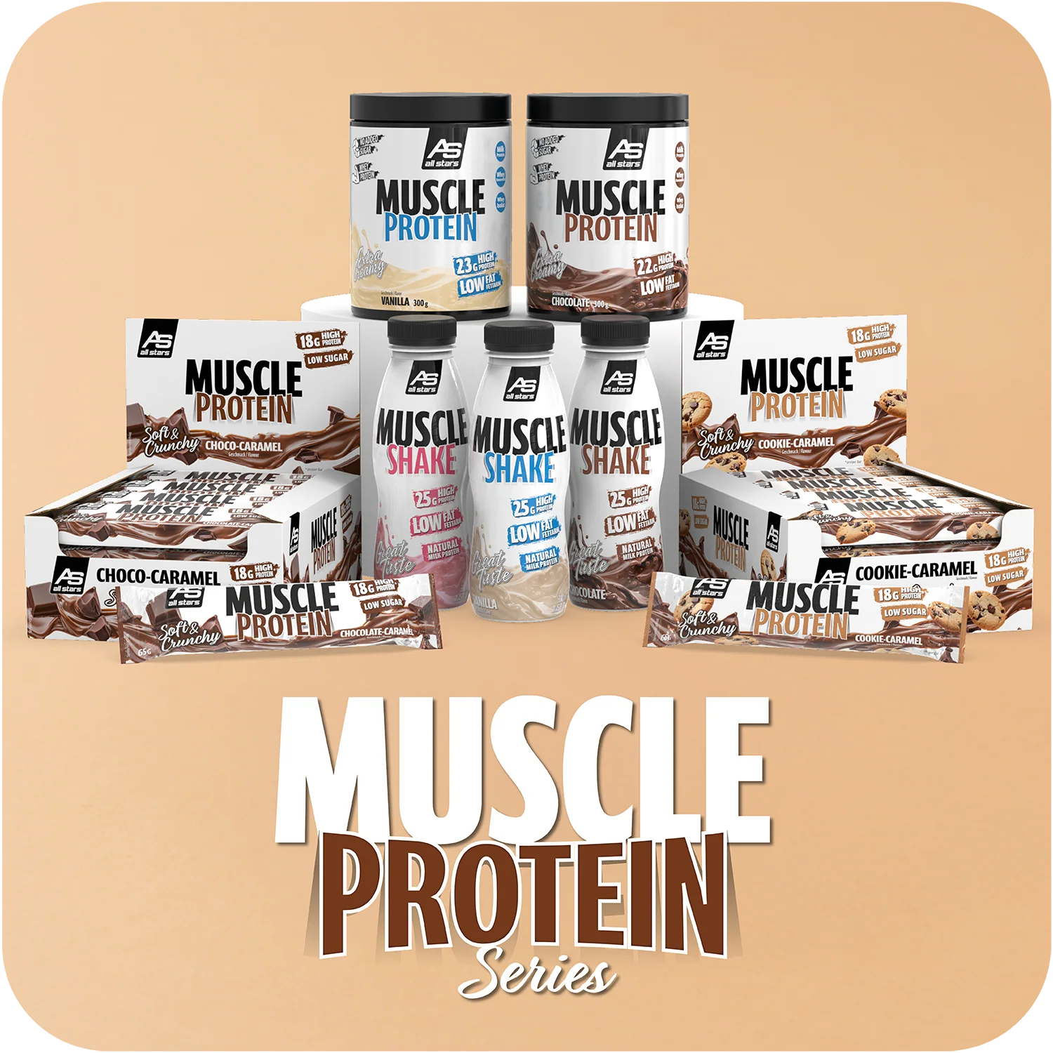 Muscle Protein Pulver - 300g Dosen - Image 15