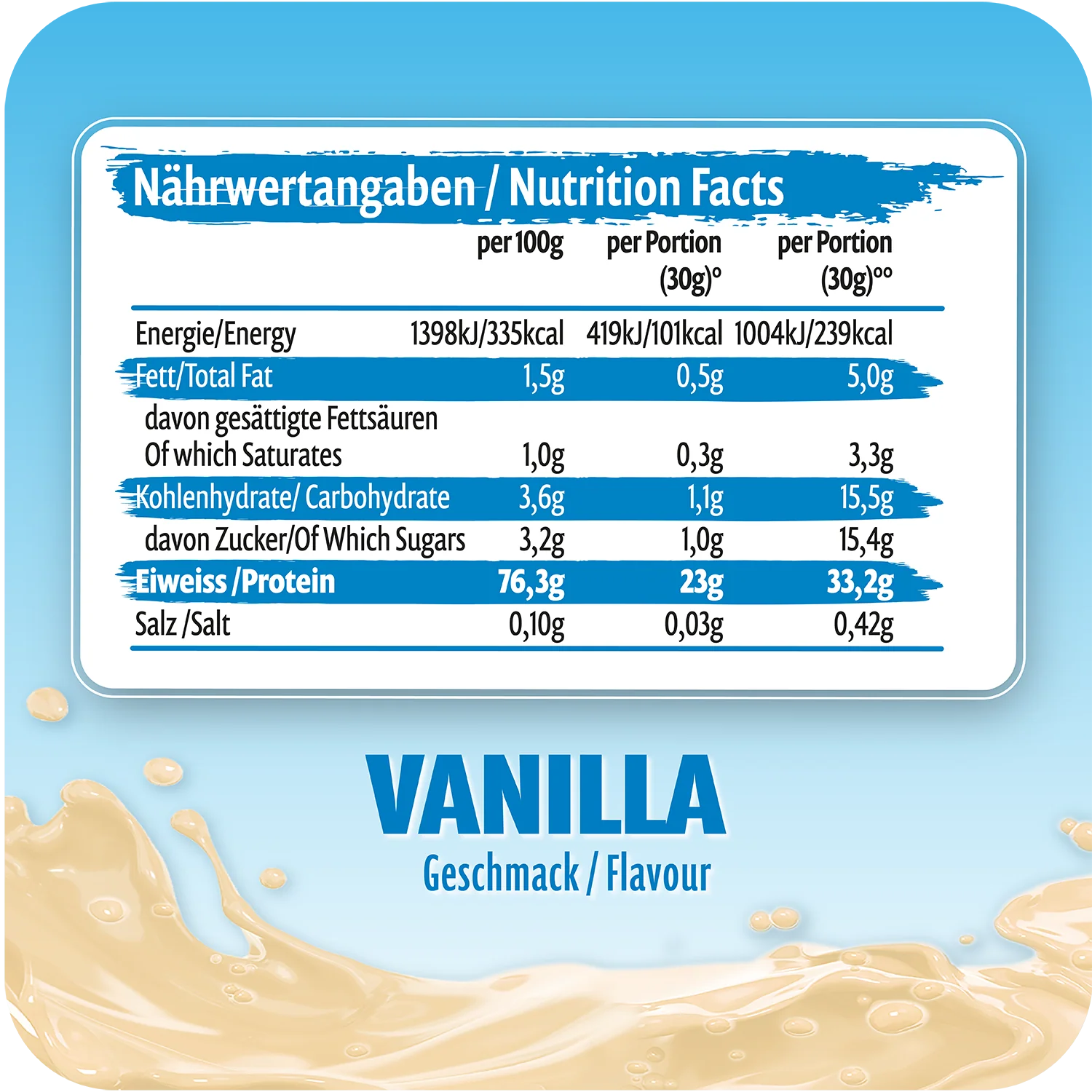 Muscle Protein Pulver - 300g Dosen - Image 6