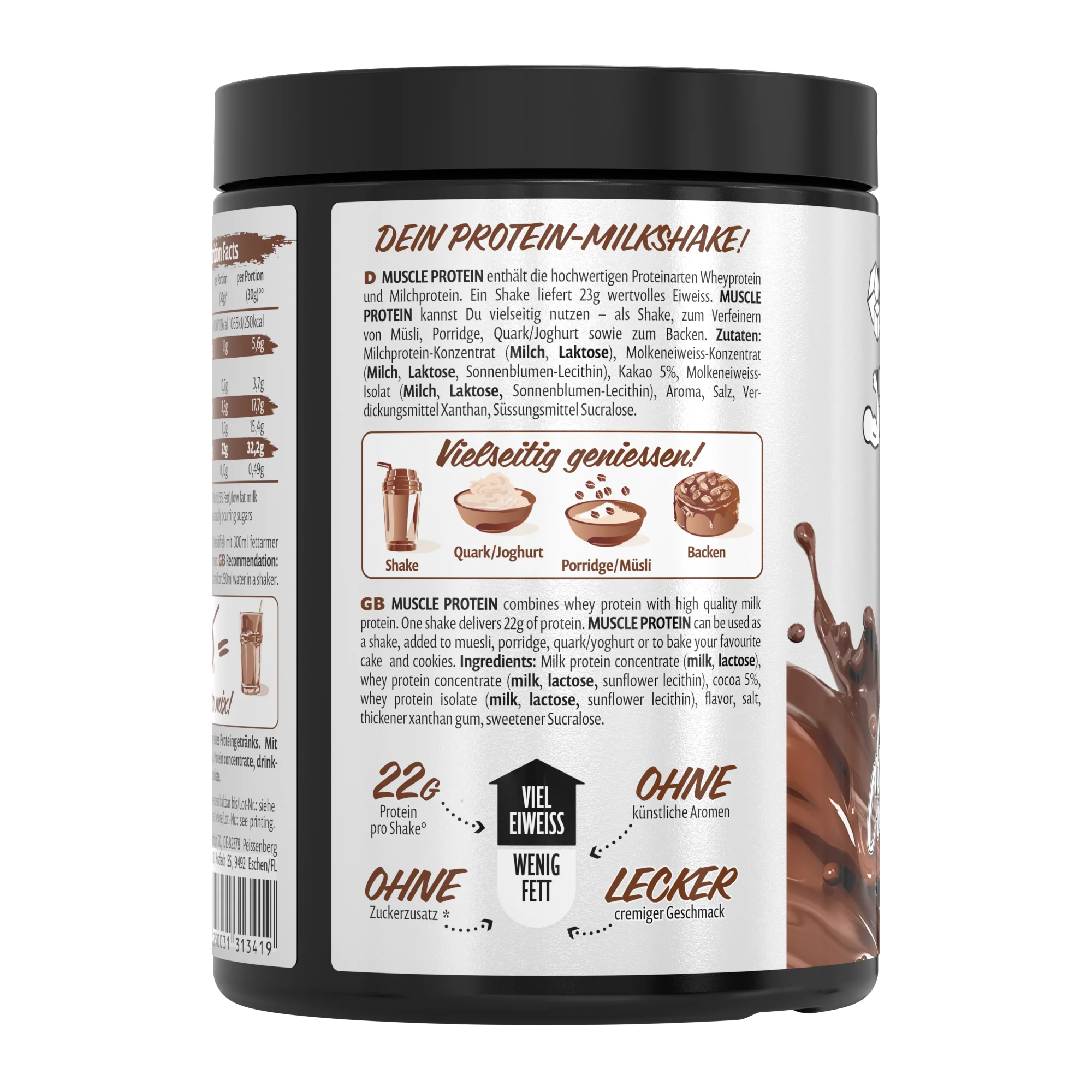 Muscle Protein Pulver - 300g Dosen - Image 8