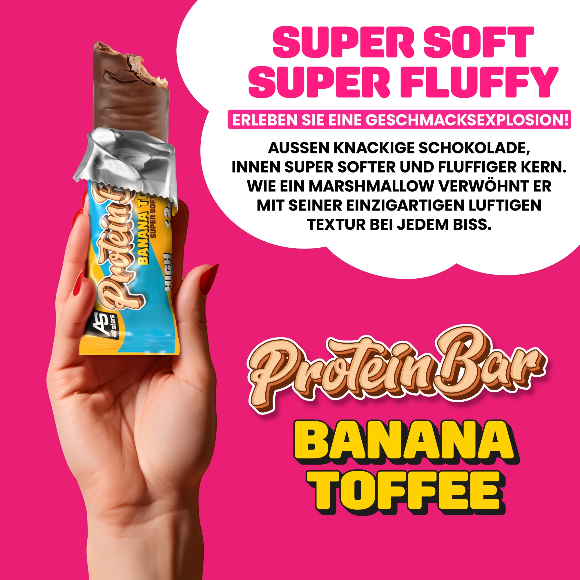 Protein Bar Soft & Fluffy - 50g Proteinriegel - Image 10