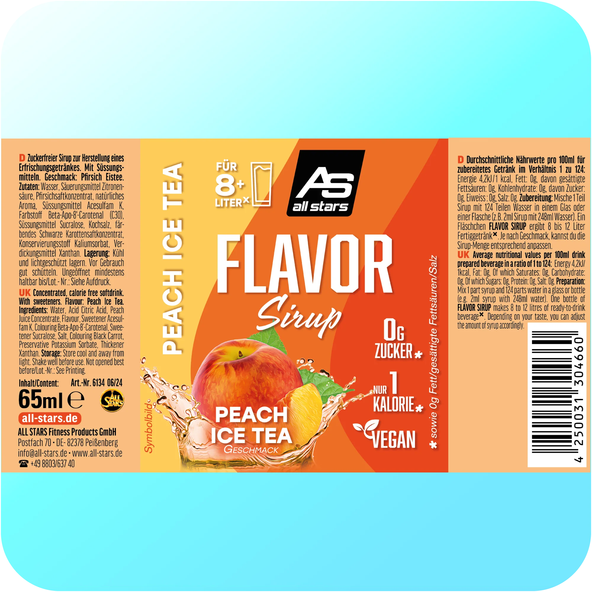 Flavor Getränkesirup - ohne Zucker - Image 12