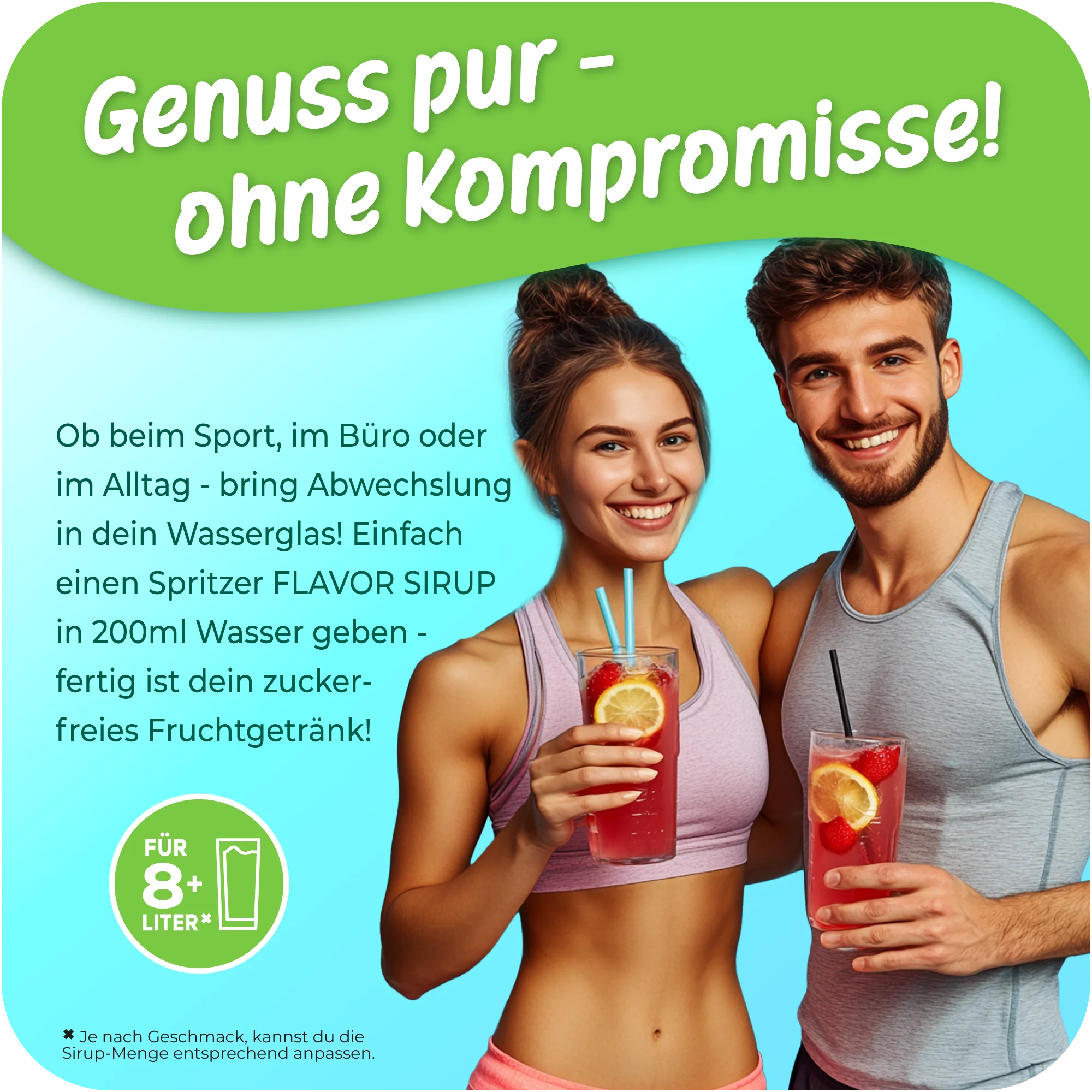 Flavor Getränkesirup - ohne Zucker - Image 3