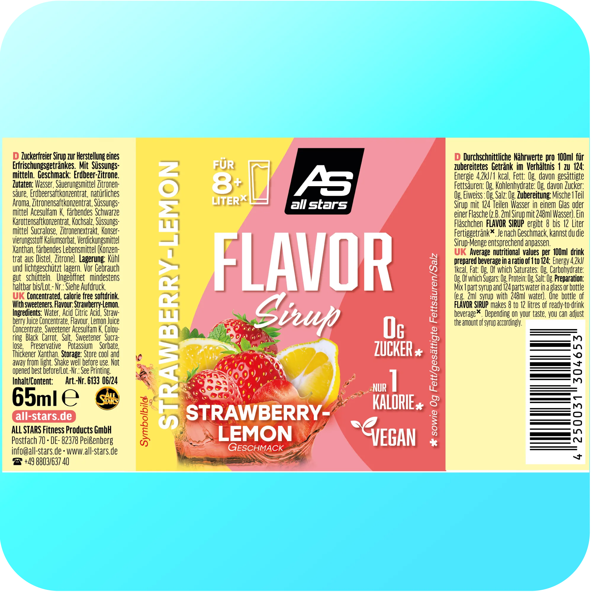 Flavor Getränkesirup - ohne Zucker - Image 6